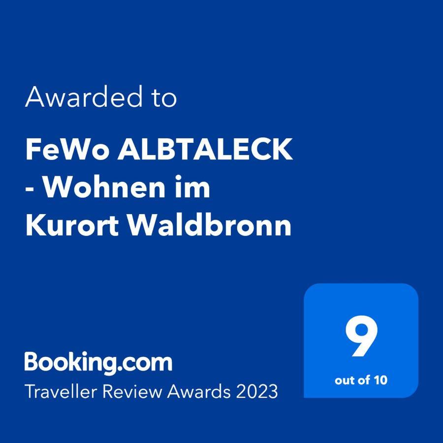Fewo Albtaleck - Wohnen Im Kurort 瓦尔德布隆 外观 照片